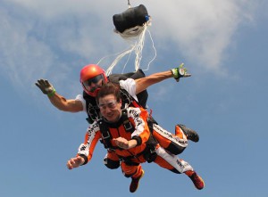 skydiving