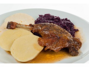 Czech roasted duck